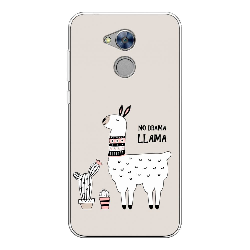 

Чехол Awog на Honor 6A "No drama LLama", Разноцветный, 63650-2