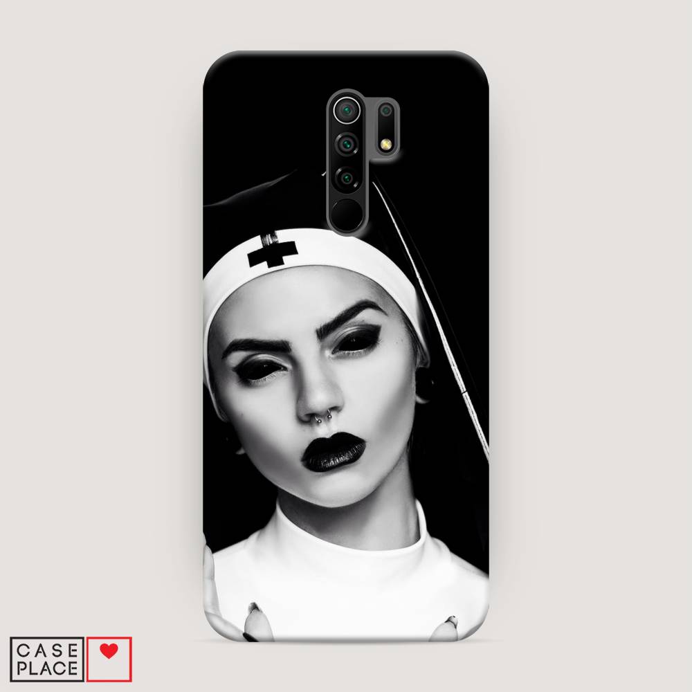 

Пластиковый чехол "Черная монашка" на Xiaomi Redmi 9, 38320-7