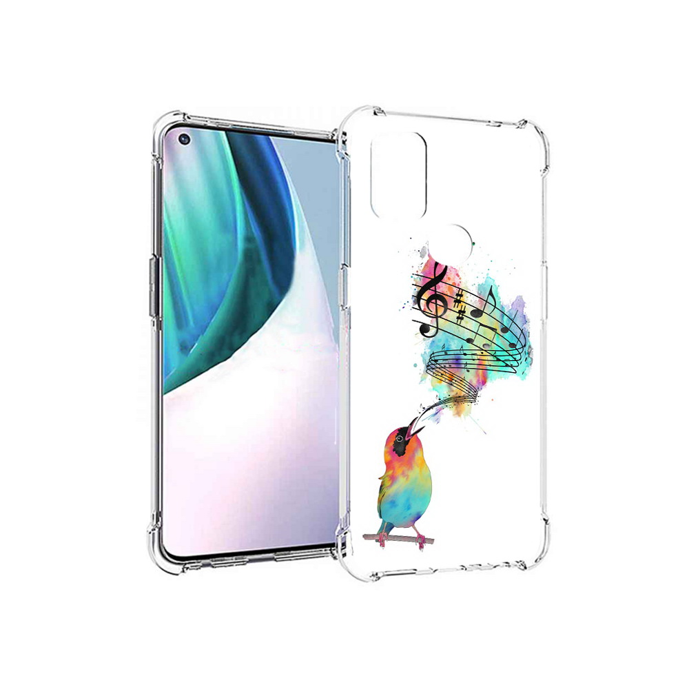 

Чехол MyPads Tocco для OnePlus Nord N10 5G певчая птичка (PT227047.129.536), Прозрачный, Tocco