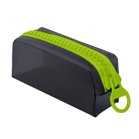 Пенал BRAUBERG с объемной тракторной молнией 1 отделение ПВХ 22х8х65 см Neon gree 1155₽