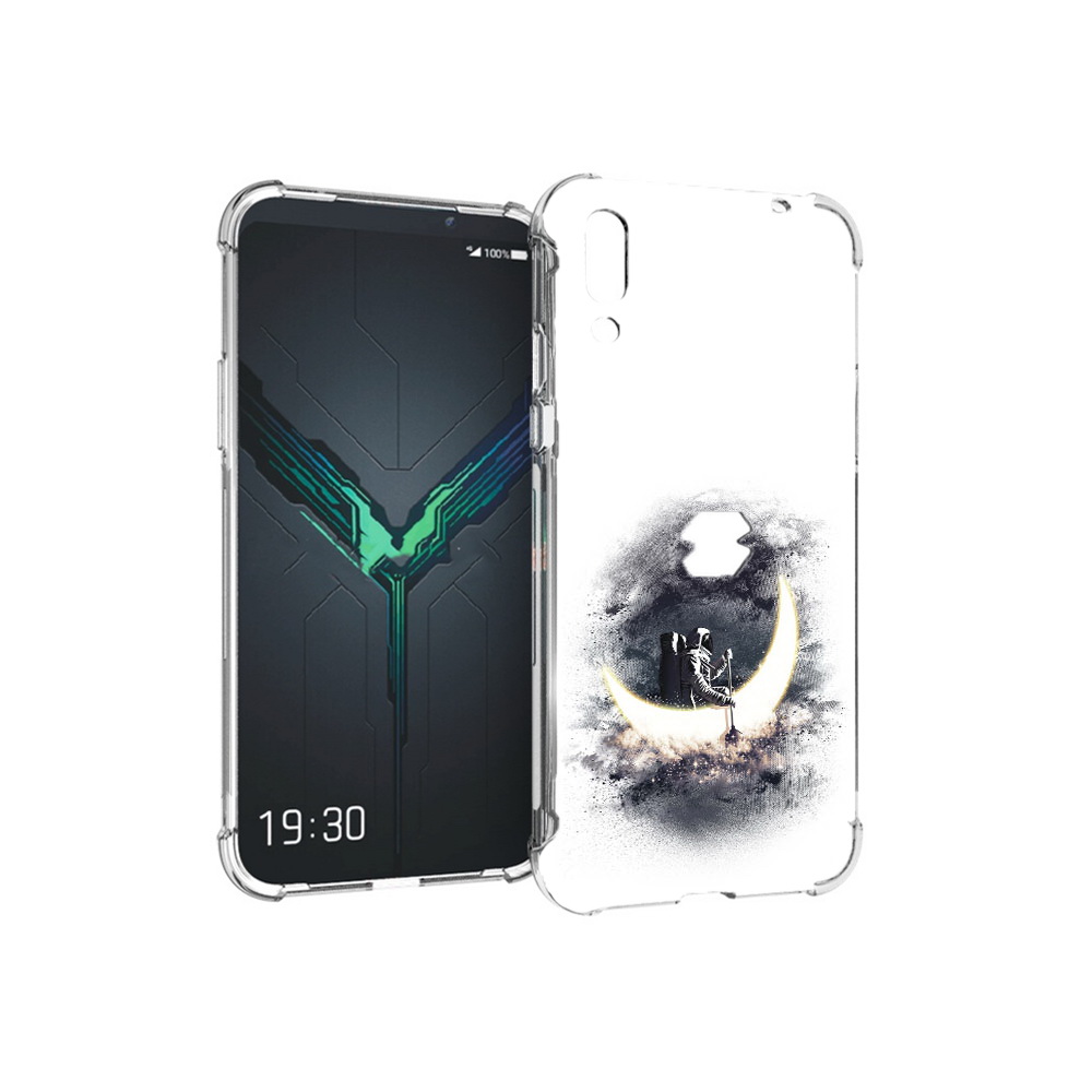 

Чехол MyPads Tocco для Xiaomi Black Shark 2 лунный путешественник (PT144492.263.448), Прозрачный, Tocco