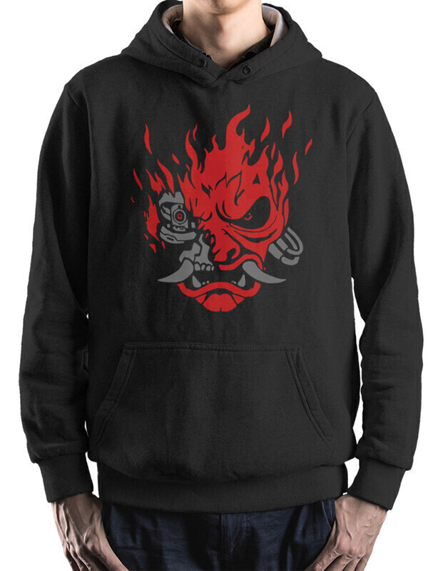 

Худи мужское Dream Shirts Киберпанк - Самурай черное 52 RU, Киберпанк - Самурай