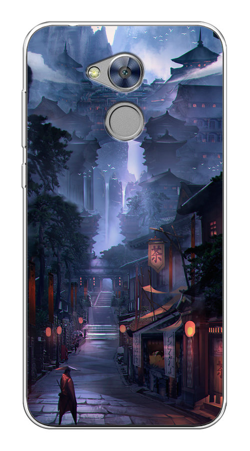 

Чехол Awog на Honor 6A "Одинокий самурай", Разноцветный, 63650-10