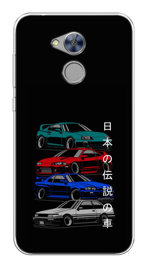 

Чехол Awog на Honor 6A "JDM Legend cars", Разноцветный, 63650-5