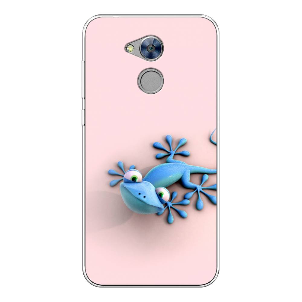 

Чехол Awog на Honor 6A "Голубая ящерка", Разноцветный, 63650-2