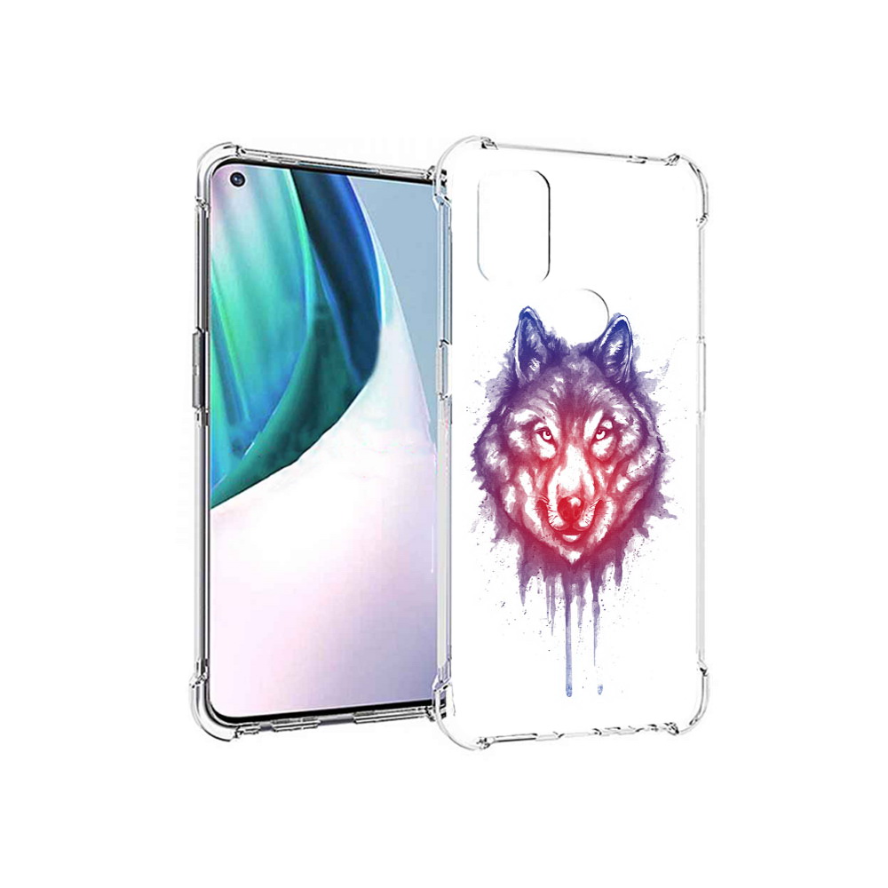 

Чехол MyPads Tocco для OnePlus Nord N10 5G пушистый волк (PT227047.129.561), Прозрачный, Tocco