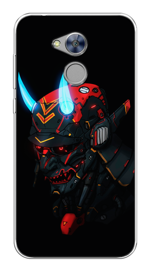 

Чехол Awog на Honor 6A "Неоновый самурай", Разноцветный, 63650-6