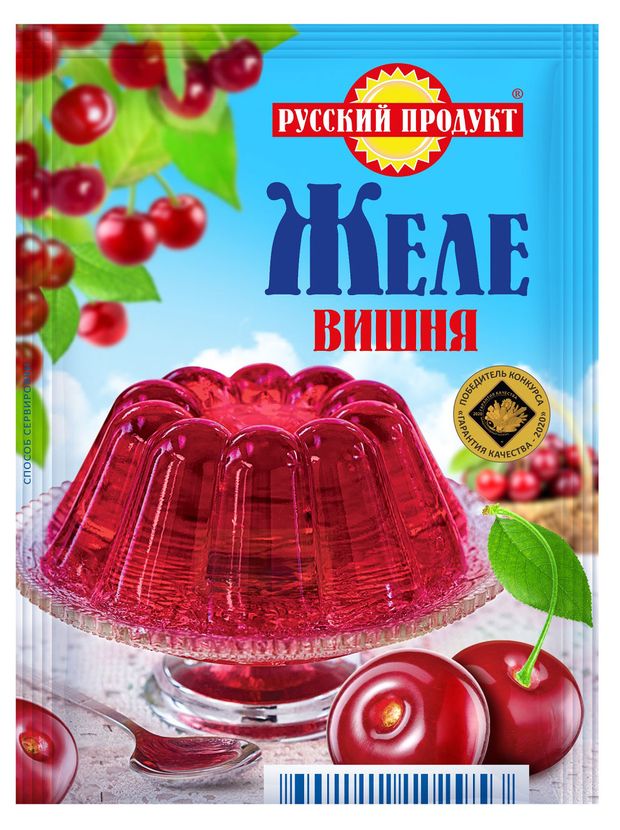 Желе Русский продукт быстрого приготовления, вишня, 50 г