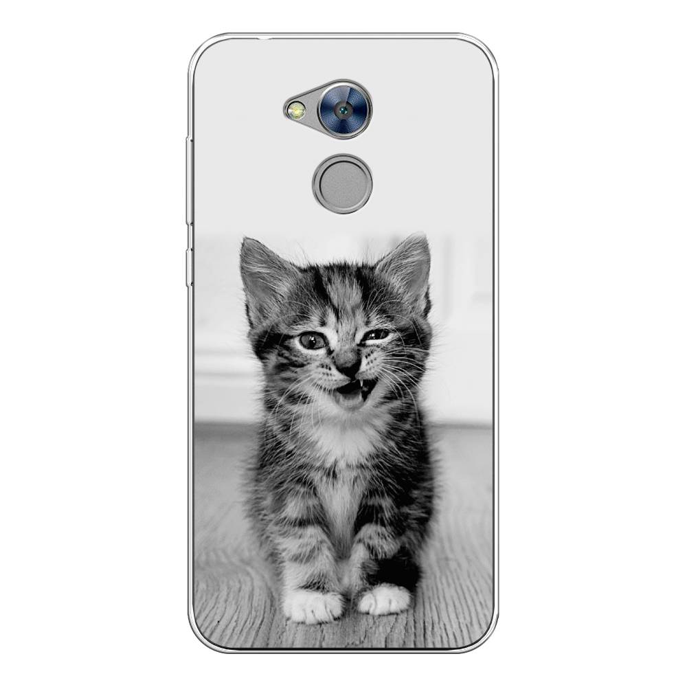 фото Чехол awog "подмигивающий котенок" для honor 6a