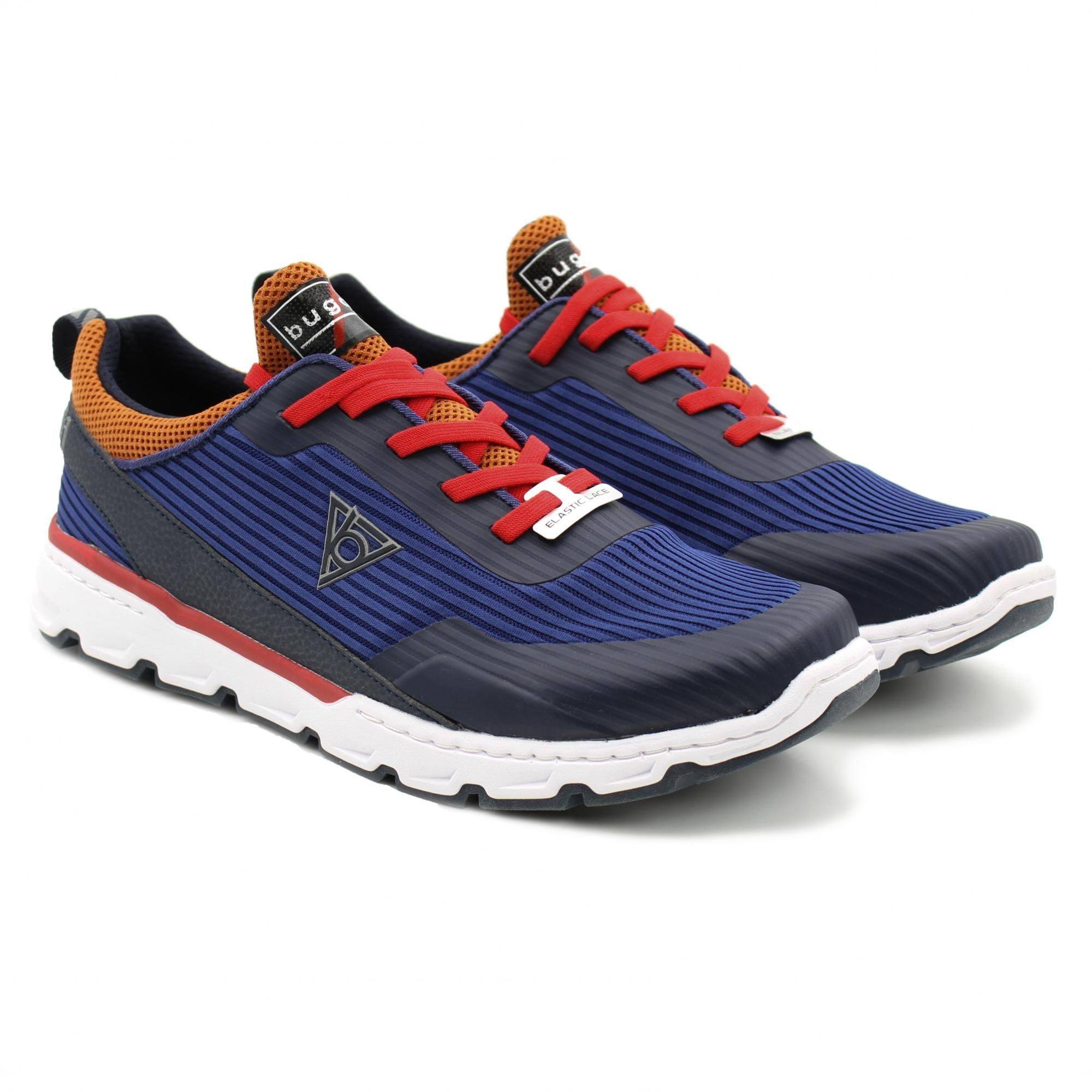 

Кроссовки мужские Bugatti Reid 341A3661-6900 синие 41 EU, Синий, Reid 341A3661-6900