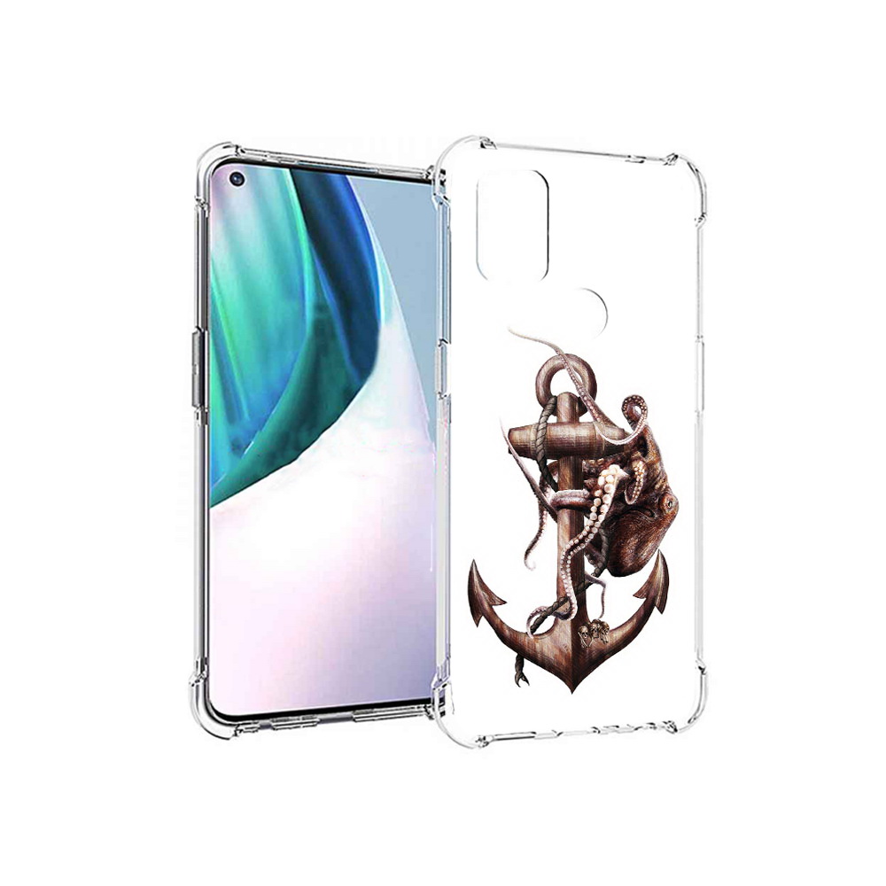 

Чехол MyPads Tocco для OnePlus Nord N10 5G ржавый якорь (PT227047.129.579), Прозрачный, Tocco