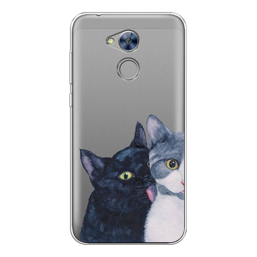

Чехол Awog на Honor 6A "Кошачья любовь", Разноцветный, 63650-1