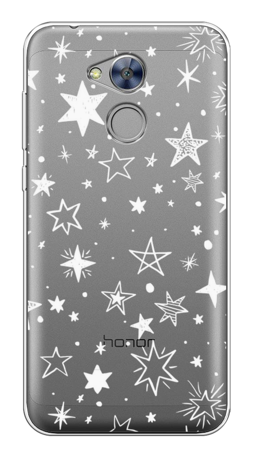 

Чехол Awog на Honor 6A "Звездочки графика белая", Разноцветный, 63650-7