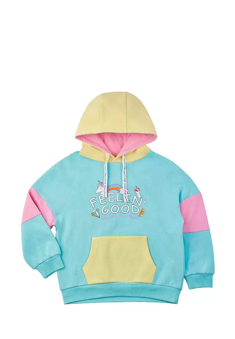 

Худи детское Max&Jessi SS23C35800512, бирюзовый, желтый, розовый, 92, 205476