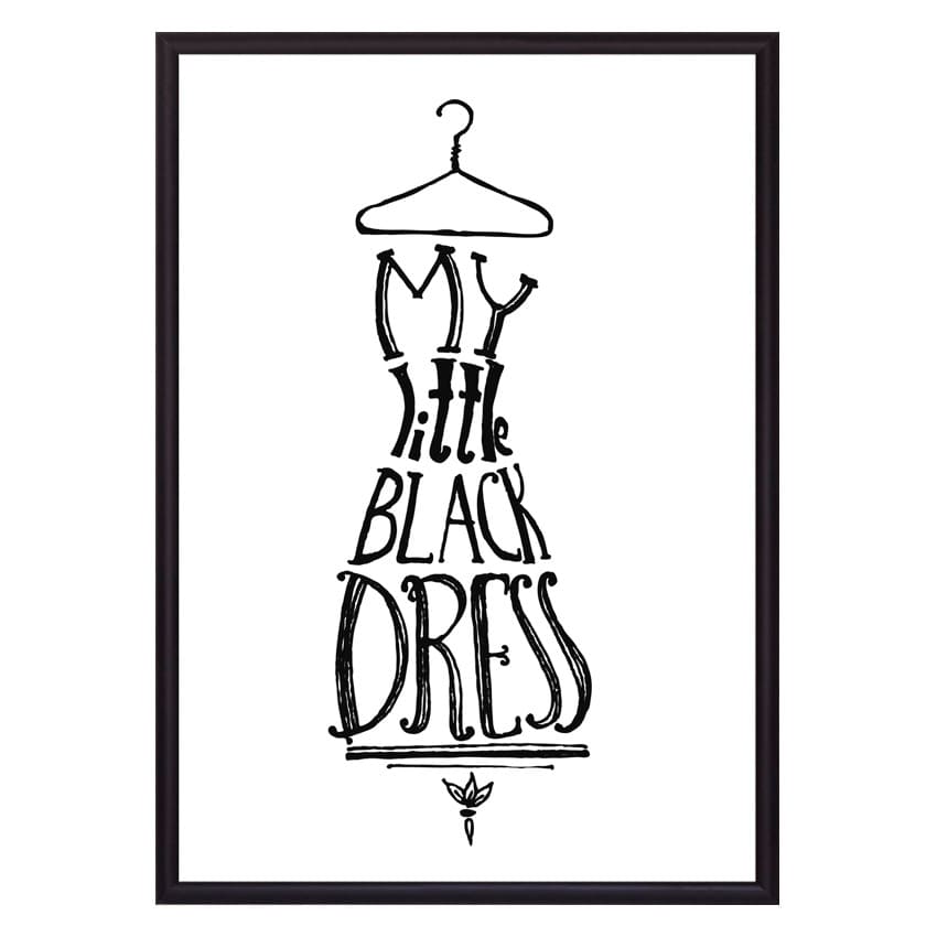 

Постер в рамке Little Black Dress 40х60 см, Дом Корлеоне