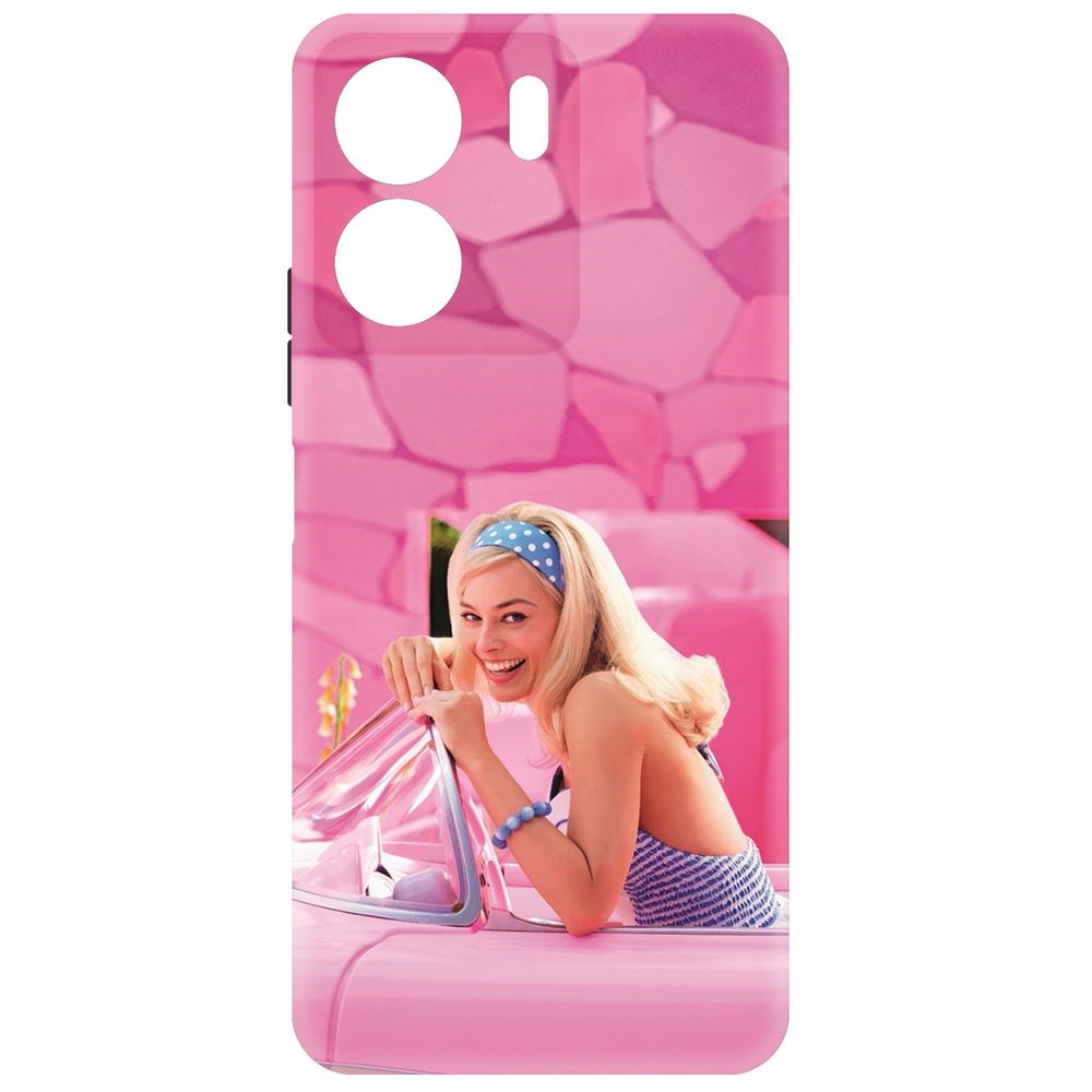 

Чехол-накладка Krutoff Soft Case Барби в розовом для Poco C65 черный