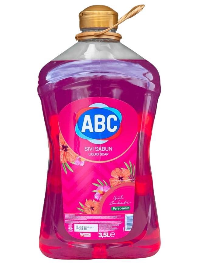 Мыло жидкое ABC роза, 3,5 л