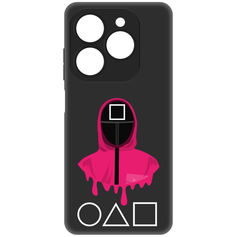 

Чехол-накладка Krutoff Soft Case Игра в кальмара-Начальник для Tecno Spark 20 Pro черный