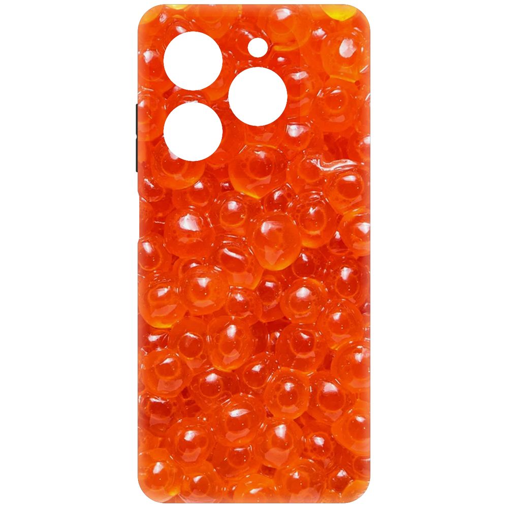 

Чехол-накладка Krutoff Soft Case Икра для Tecno Spark 20 Pro черный