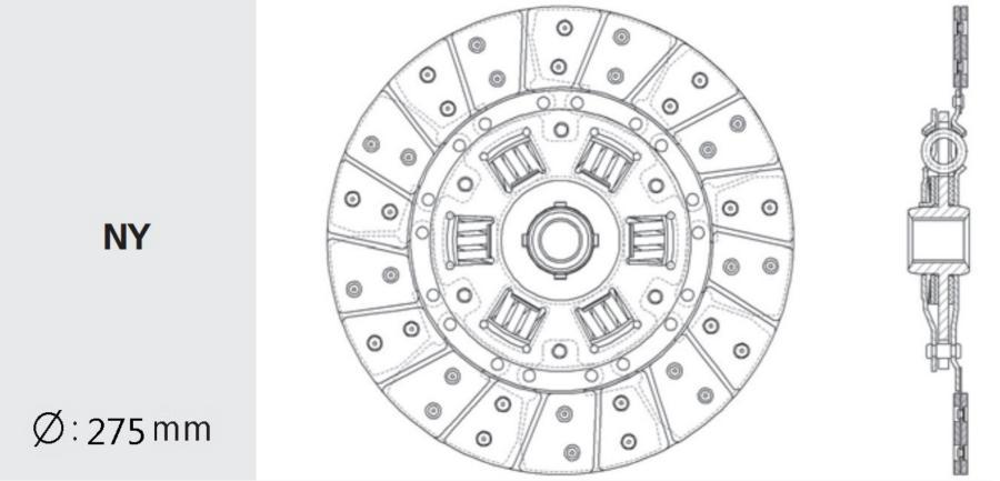 

VALEO PHC HD-43 Диск сцепления 1шт