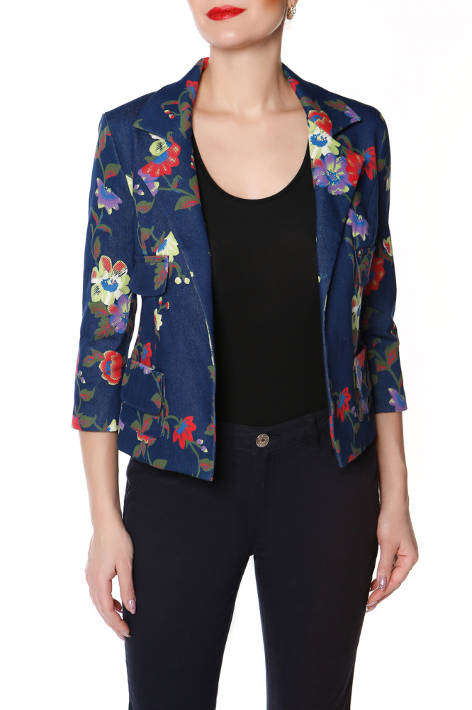 

Жакет женский STELLA GUARDINO SG92982 синий 42, SG92982