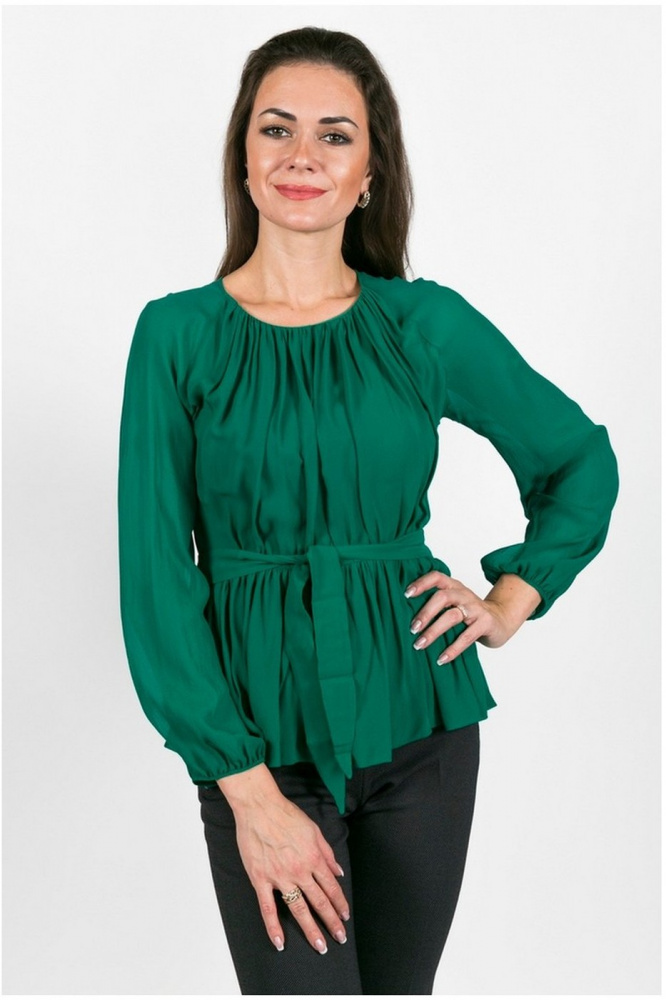 

Блуза женская STELLA GUARDINO SG92999 зеленая 40, SG92999