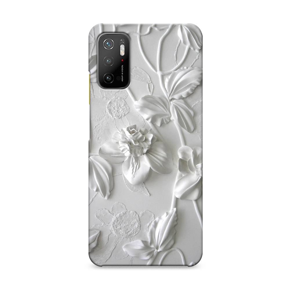 

Пластиковый чехол "Гипсовые цветы" на Xiaomi Poco M3 Pro, 311020-5