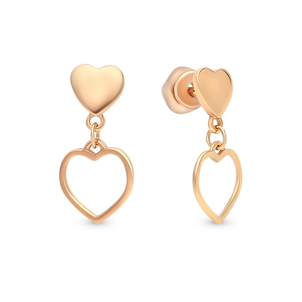 

Серьги подвески из красного золота 585Gold 402003737, 402003737