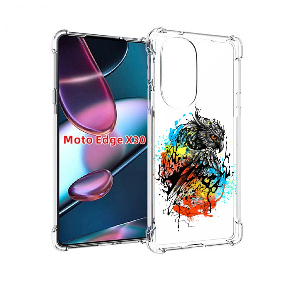 

Чехол MyPads Творческая сова для Motorola Moto Edge X30, Прозрачный, Tocco