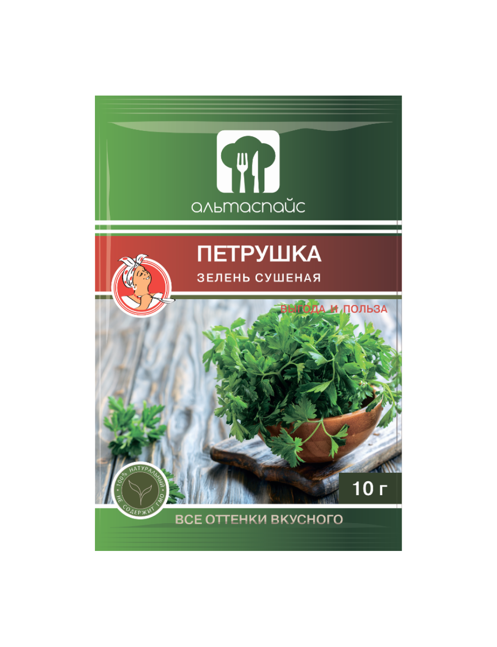 

Петрушка зелень сушеная АЛЬТАСПАЙС, 10 г х 5 шт