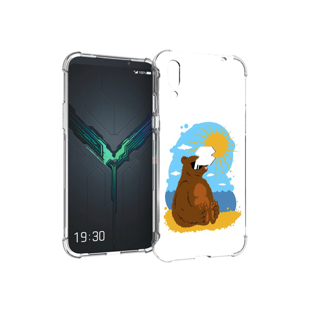 

Чехол MyPads Tocco для Xiaomi Black Shark 2 медведь на чиле (PT144492.263.468), Прозрачный, Tocco