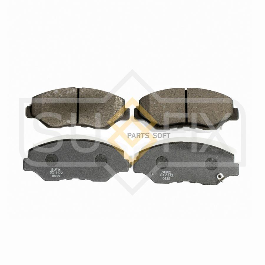 

Тормозные колодки Sufix передние правые/левые дисковые SX1172