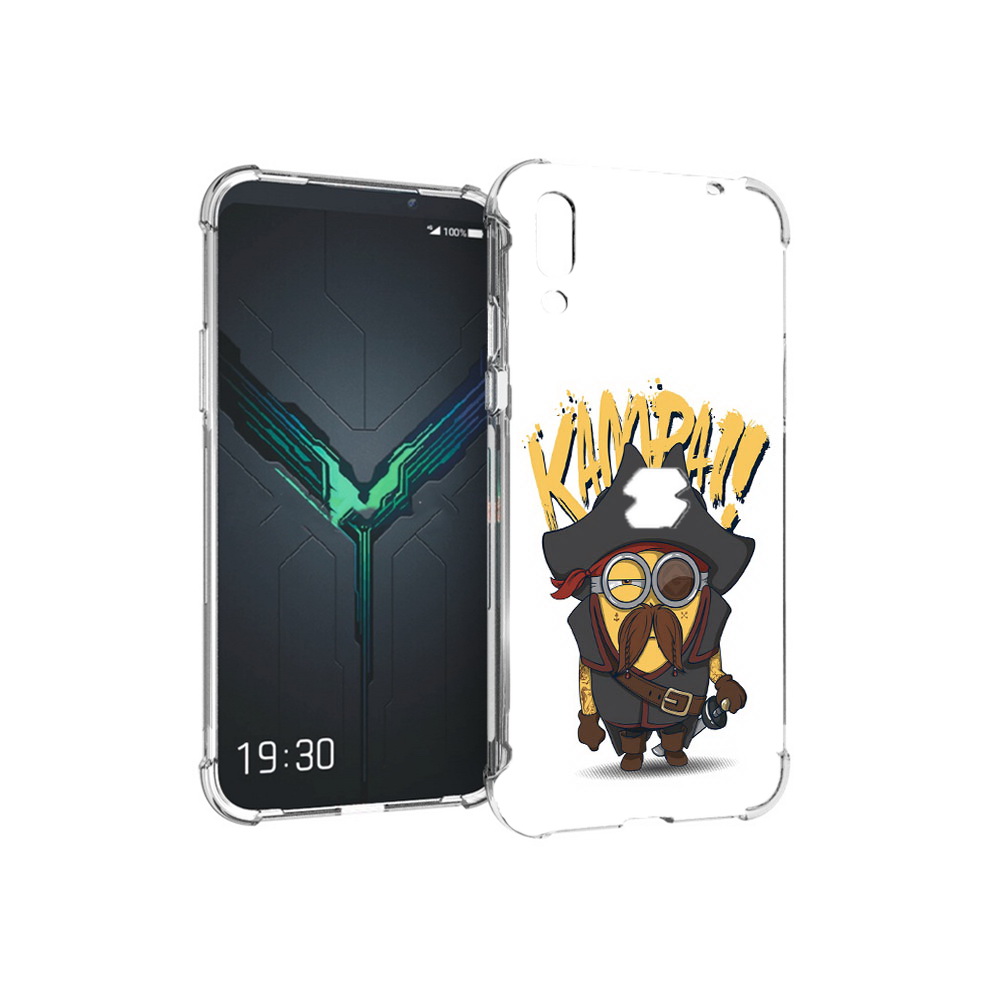 

Чехол MyPads Tocco для Xiaomi Black Shark 2 миньон пират (PT144492.263.476), Прозрачный, Tocco