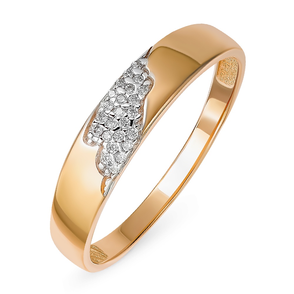 

Кольцо из золота р.  585Gold 301012046, фианит, 301012046