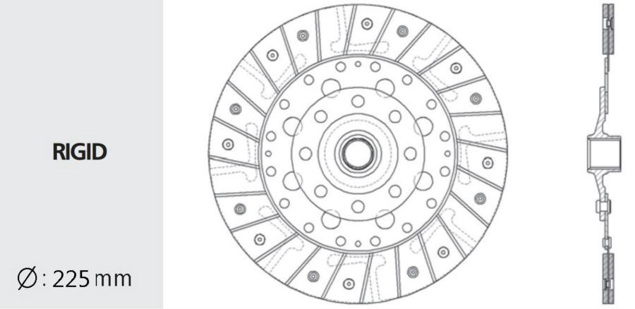 

VALEO PHC HD-77 Диск сцепления 1шт