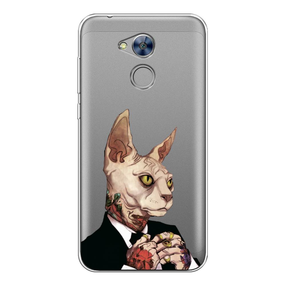 

Чехол Awog на Honor 6A "Татуированный сфинкс", Разноцветный, 63650-7