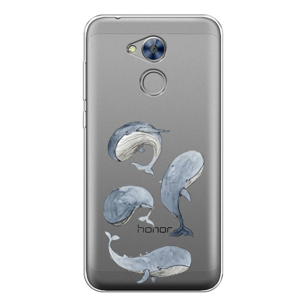 

Чехол Awog на Honor 6A "Киты", Разноцветный, 63650-1