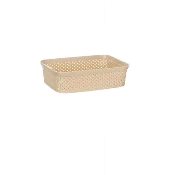 

Корзина универсальная Hobby life Diamond 17,5 х 24,5 х 6,5 см 2,8 л латте