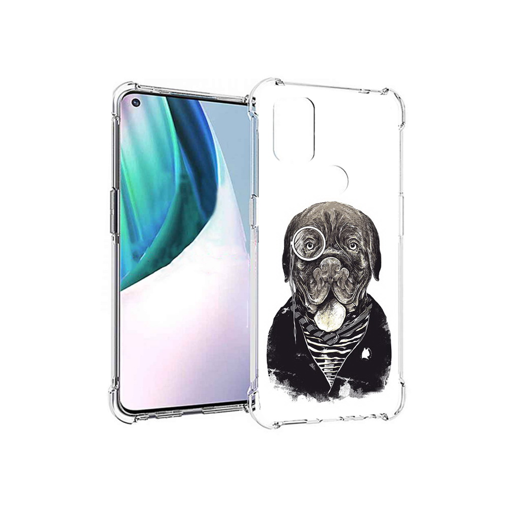 

Чехол MyPads Tocco для OnePlus Nord N10 5G солидный песик (PT227047.129.615), Прозрачный, Tocco