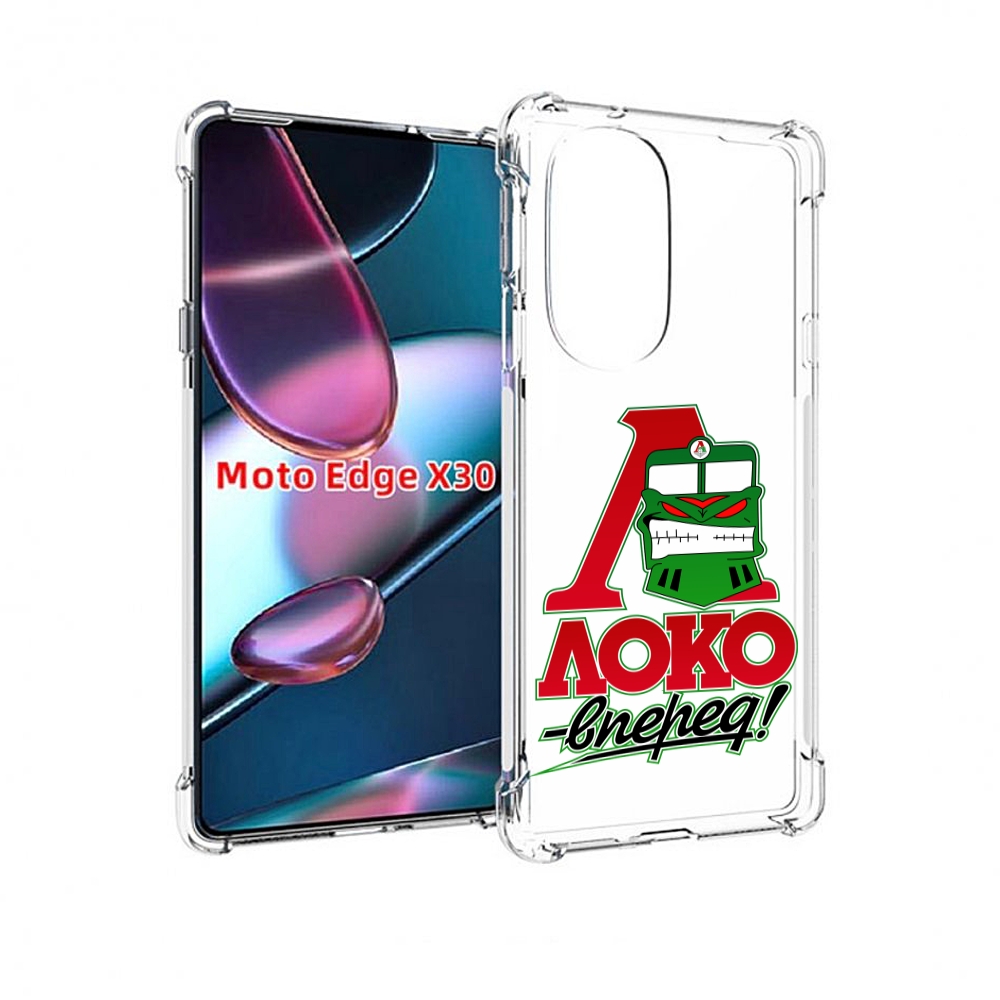 

Чехол MyPads ФК локо вперед для Motorola Moto Edge X30, Прозрачный, Tocco
