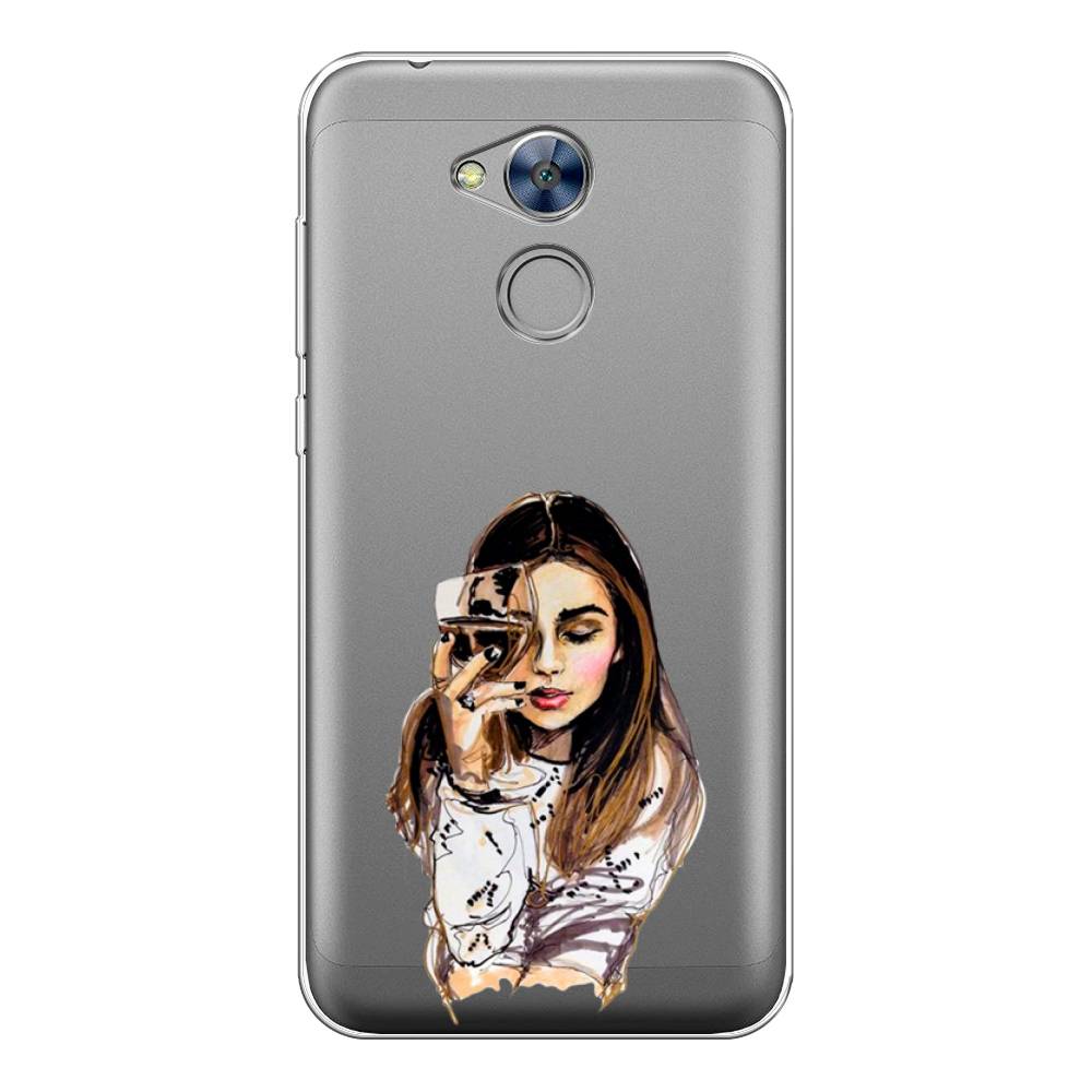 

Чехол Awog на Honor 6A "Девушка с бокалом", Разноцветный, 63650-7