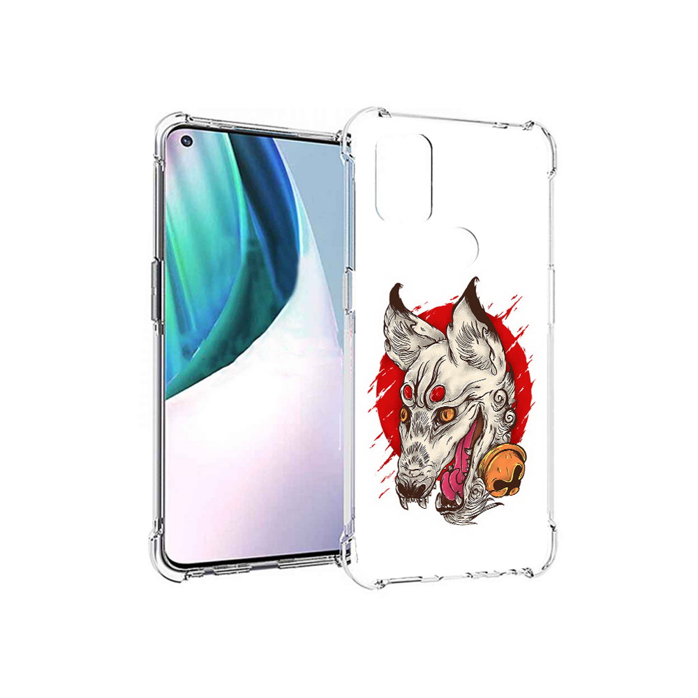 

Чехол MyPads Tocco для OnePlus Nord N10 5G страшная собака (PT227047.129.627), Прозрачный, Tocco