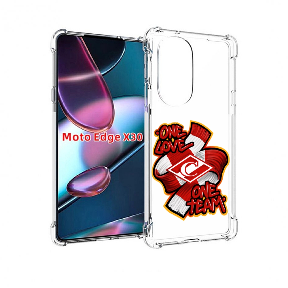 

Чехол MyPads ФК спарак 1 любовь для Motorola Moto Edge X30, Прозрачный, Tocco