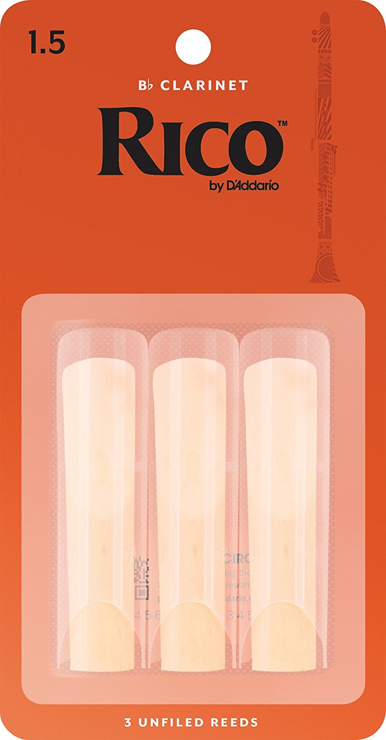 

Трости для кларнета D`addario woodwinds RCA0315 rico, 3 pak, BB clar, 1.5 , 1.5, 3, D`ADDARIO WOODWINDS RCA0315 RICO, 3 PAK, BB CLAR, 1.5 , 1.5, 3