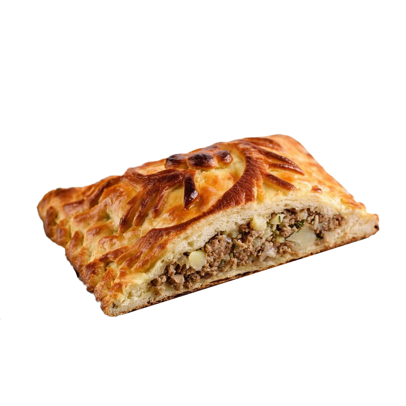 

Кулебяка Киты Еды дрожжевая с мясным фаршем и картофелем 220 г