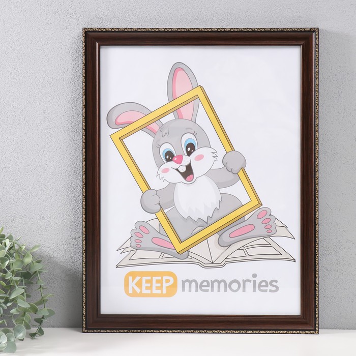 

Фоторамка Keep memories пластик 30х40 см, 805-171, Коричневый