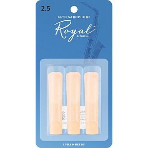 Трости для альт саксофона D`addario woodwinds RJB0325 royal, 3 pak, alto sax, 2.5 , 2.5, 3