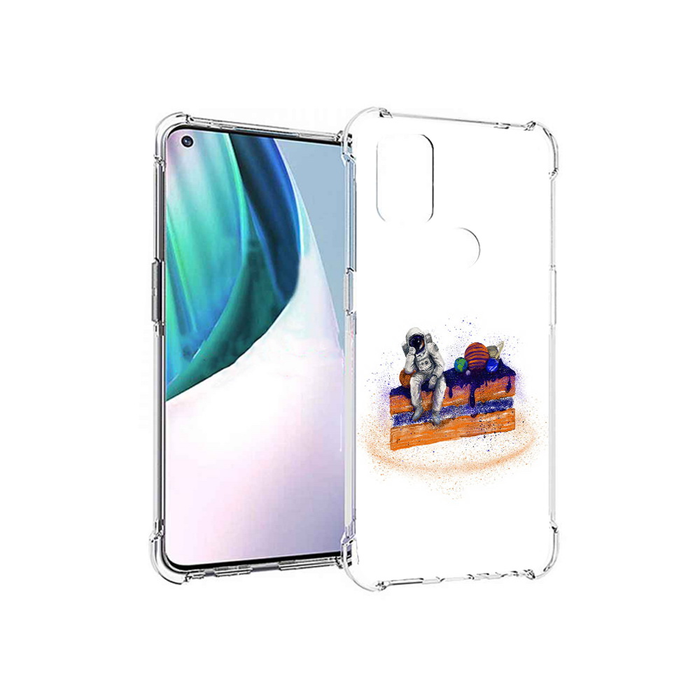 

Чехол MyPads Tocco для OnePlus Nord N10 5G торт с планетами (PT227047.129.648), Прозрачный, Tocco