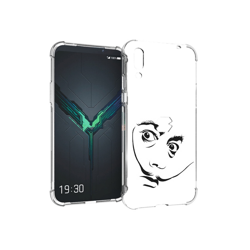 

Чехол MyPads Tocco для Xiaomi Black Shark 2 мужчина с длинными усами (PT144492.263.487), Прозрачный, Tocco