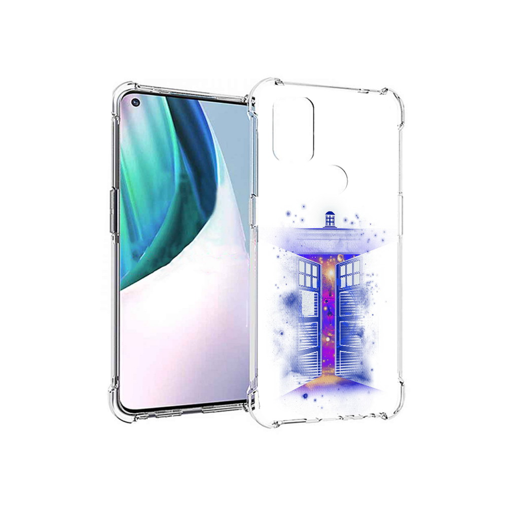 

Чехол MyPads Tocco для OnePlus Nord N10 5G фиолетовый уголок абстракция (PT227047.129.659), Прозрачный, Tocco